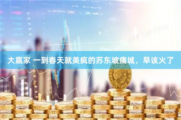 大赢家 一到春天就美疯的苏东坡痛城，早该火了