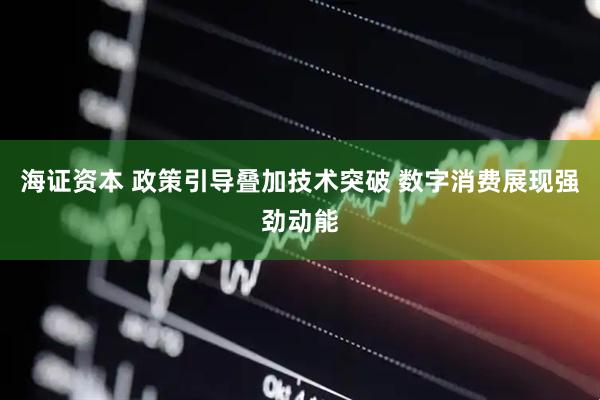 海证资本 政策引导叠加技术突破 数字消费展现强劲动能